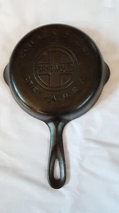Antike Griswold No 3 große Block Logo Gusseisen Pfanne 709 - Bild 1 von 8