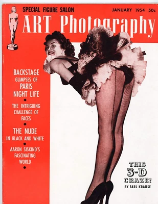 Art Photography Magazine  1954  pinups  portraits funny glamour burlesque 3-D Foto 1 de 4