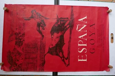 RARE Affiche GOYA  Tauromachie corrida ESPAGNE  1815  plaza de MADRID Grabado - Photo 1/4