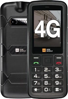 AGM M9 4G Telefono Cellulare per Anziani con Grandi Tasti Radio Suono Alto 2SIM - Immagine 1 di 4