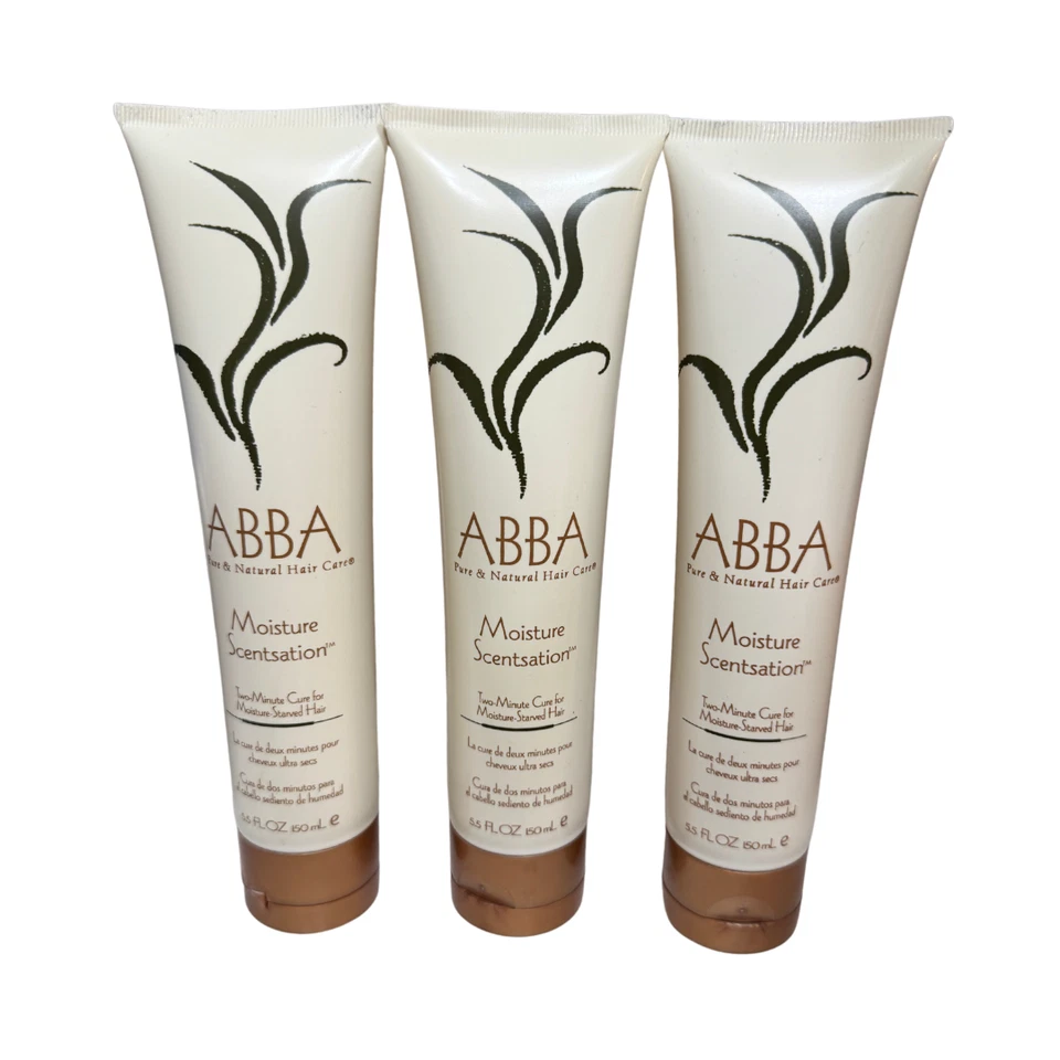 Abba Moisture Scentsation cura de 2 minutos para cabello hambriento de humedad 5,5 oz - paquete de 3 Foto 1 de 1
