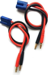 2PCS EC5 Male Connector to EC5 Female Connector RC Extension Cable Lead Adapt... - Picture 1 of 1