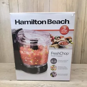 Hamilton Beach 3 Cup FreshChop Mini Food Chopper Black 72603F -New -Fast Ship - Picture 1 of 6