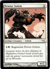 Pewter Golem (x4) - Mirrodin MTG