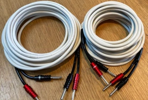 Chord Rumour X Speaker Cable 9m pair (2 x 9m) - Factory Terminated Ohmic Plugs - Picture 1 of 8