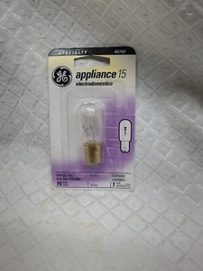 GE 35154 Double Contact Bayonet Base T7 Appliance Light Bulb, Clear, 15W, 120V - Picture 1 of 2