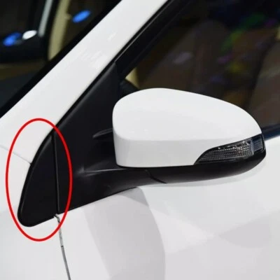 Espejo retrovisor lateral izquierdo guardabarros esquina triángulo cubierta embellecedor para Toyota Corolla 2014-2018 Foto 1 de 4