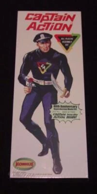 Moebius - CAPTAIN ACTION 40th Ann Model Kit #480149 (SEALED) #800/1000 KEN BURNS - Image 1 of 4