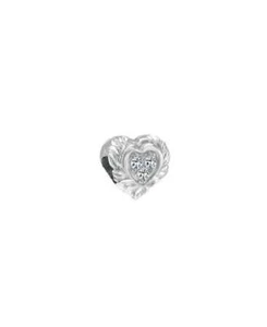 Charms Chamilia Amor Surrounded by love 2025-1807 Plata de Ley-Cristal Swarovski - Imagen 1 de 3