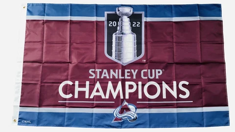 COLORADO AVALANCHE 2022 STANLEY CUP CHAMPIONS 3x5 HUGE INDOOR / OUTDOOR FLAG Cover