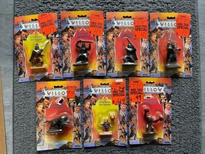 Figuras del acto de sauce (7) Ufgood con bebé Airk Kael Troll perro de la muerte Nockmaar Tonka sin usar, en caja Foto 1 de 4