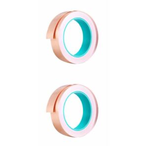  2 Count Colored Glass Copper Tape Electrical Repair Double Back