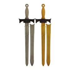 2x KIDS PLASTIC TOY SWORD Pirate Knight Fancy Dress Costume Accessory Play Time