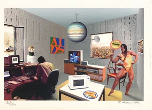 Richard Hamilton signed photomontage print - 1993 original - Print 3131 /5000 - Picture 1 of 4