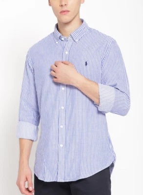 Camisa de vestir Polo Ralph Lauren ajuste clásico cuello extendido a rayas[16-32/33] Foto 1 de 4