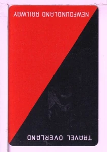 Einzelbahn Spielkarte "Neufundland RR", NFR 3b, Bollhagen, Ständer, 1955 - Bild 1 von 1