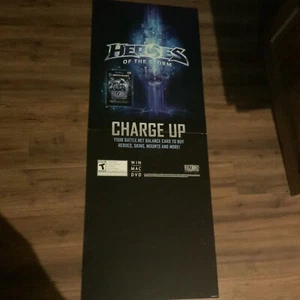 Heroes Of The Storm 21x53.5 Side Panel Thick Advertising Video Game Poster - Picture 1 of 3