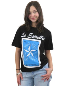 35 La Estrella Mexican Loteria T Shirts Tees Cotton Shirts - Picture 1 of 7