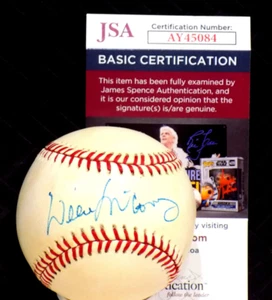 WILLIE MCCOVEY HOF Signed Autograph Auto NL Baseball Giants JSA ๐ COA - Picture 1 of 7