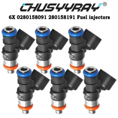 6x Inyectores de combustible para 2007 2008 2009 2010 2011 2012 2013 14 Mazda CX-9 3,5 L 3,7 L Foto 1 de 4