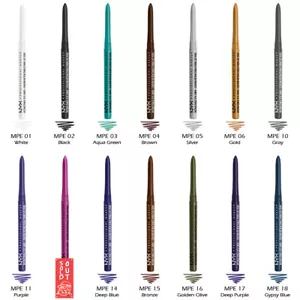 3 NYX Waterproof Retractable Eye Liner MPE "Pick Your 3 Color"*Joy's cosmetics* - Picture 1 of 7