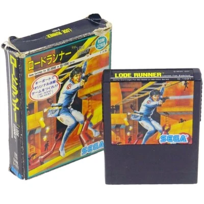 LODE RUNNER Type A Sega SC-3000 Japan Import SG1000 markIII NTSC-J Complete USED - Image 1 of 3