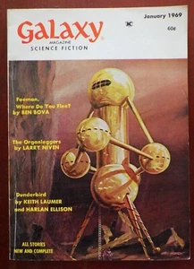 GALAXY SCIENCE FICTION Magazine JANUARY 1969 - Picture 1 of 2