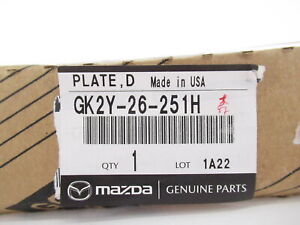 Genuine OEM Mazda GK2Y-26-251H Rear Disc Plate Rotor 2003-2013 Mazda 6