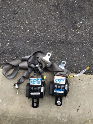 Cinturones de seguridad delanteros izquierdo y derecho Honda Odyssey 2008 2009 2010 gris original Foto 1 de 2