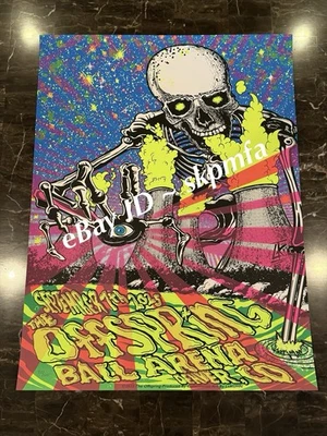 THE OFFSPRING Poster Denver #/105 💯 Official Merch 9/7/25 Ball Arena ☠️ - Image 1 of 4