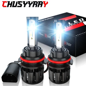 For 1999-2004 Ford Mustang Pair 9007/HB5 LED Headlight High-Low Beam Bulbs - Bild 1 von 12