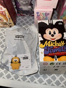 POP MART, 100% Auténtico, PLUTO, Muñeco de Peluche Familia Mickey, Llavero - Imagen 1 de 2