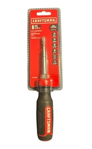 Destornillador multi-bit Craftsman 6 en 1 CMHT68000 nuevo - Imagen 1 de 3
