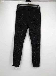 Sam Edelman Womens Black Cotton Blend 5-Pocket Design Skinny Jeans Size 24 - Picture 1 of 6