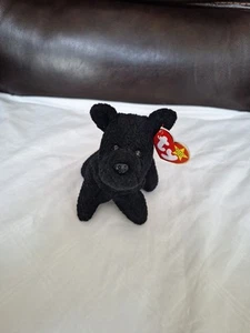 Ty Beanie Baby - SCOTTIE der Terrier Hund 6 Zoll NEU NEU MIT ETIKETT Plüschtier Stofftier Spielzeug - Bild 1 von 7