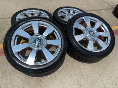 Rolls Royce Phantom Cullinan 22" llantas OEM llantas neumáticos 5x112 COMO NUEVO Foto 1 de 4