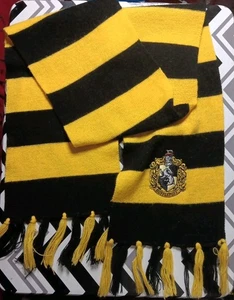 Harry Potter Casa Hufflepuff Cosplay Tejido Disfraz Bufanda Envoltura - Imagen 1 de 5