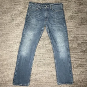 Levis Größe 34 Herren Jeans 513 Straight Slim Mid Rise Blau Denim - Bild 1 von 10