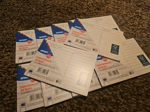 10x Fahrtenbuch A6 40 Blatt Stylex  Fahrtenbücher Anerkennung beim Finanzamt  - Bild 1 von 3