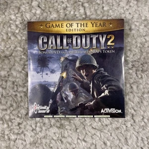 Call of Duty 2 (PC, 2005) Bonus DVD and Multiplayer Maps Token New Sealed - Picture 1 of 3