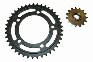 Honda CBF500 PC39 (04-08) front & rear sprocket set 15/41 teeth also ABS models - Picture 1 of 1