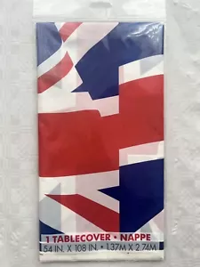 Union Jack tablecloth 1.37m x 2.74m/54 in x 108in - Picture 1 of 3