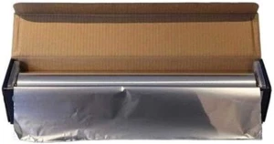 Bue plastica avvolgente foglio di alluminio resistente servizio di ristorazione commerciale 18"x 500 piedi - Foto 1 di 11