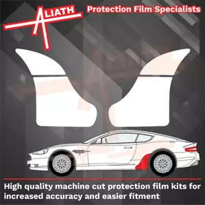 Fits Aston Martin DB9 12-16 Rear QTR Arch Stone chip Paint Protection Guard Film - Picture 1 of 3