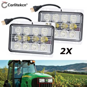 2X LED Headlight For John Deere 5225, 5310, 5325, 5425, 5525, 5625, 5725; TL6420 - Picture 1 of 8