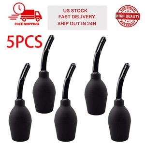 5PCS Anal Vaginal Bulb Douche Enema Rectal Colonic Irrigation Syringe Cleaner US - Picture 1 of 12