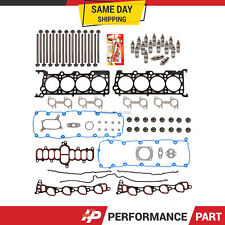 Bolts Lifters Head Gasket Set Fit 07/21/97-99 Ford E F Series Econoline 5.4 SOHC