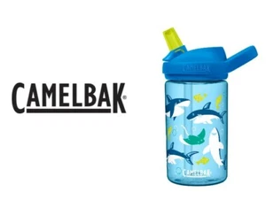 CamelBak Eddy+ NEW Kids 400ml Water Bottle BPA Free - SHARKS & RAYS - Picture 1 of 2