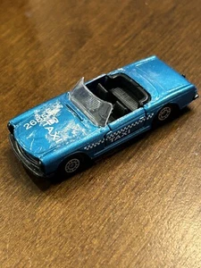 Matchbox Superfast Blue Taxi Mercedes 230 SL Convertible. Made in Bulgaria - Picture 1 of 10