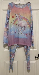 Girls XXL 16 Pajamas Unicorn Rainbow Pjs Children’s Place NEW - Picture 1 of 6